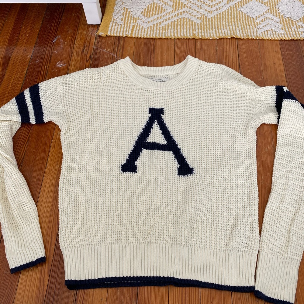 Abercrombie “A” sweater